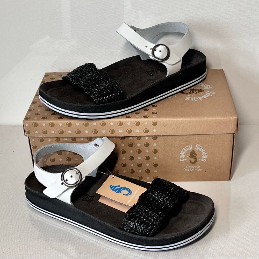 Fantasy Sandals Molly Ankle Strap Wedge Sandals
